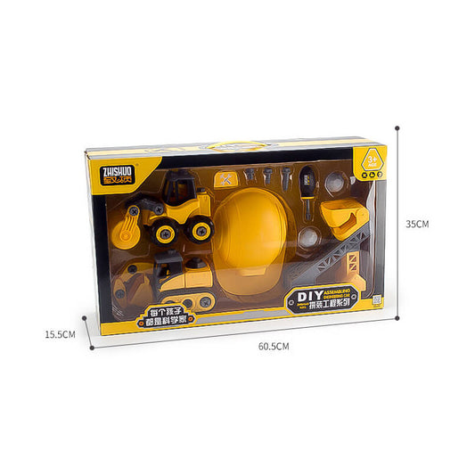 Screw And Assemble Block Engineering Truck Toy