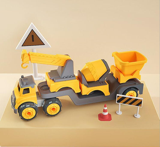 Screw And Assemble Block Engineering Truck Toy